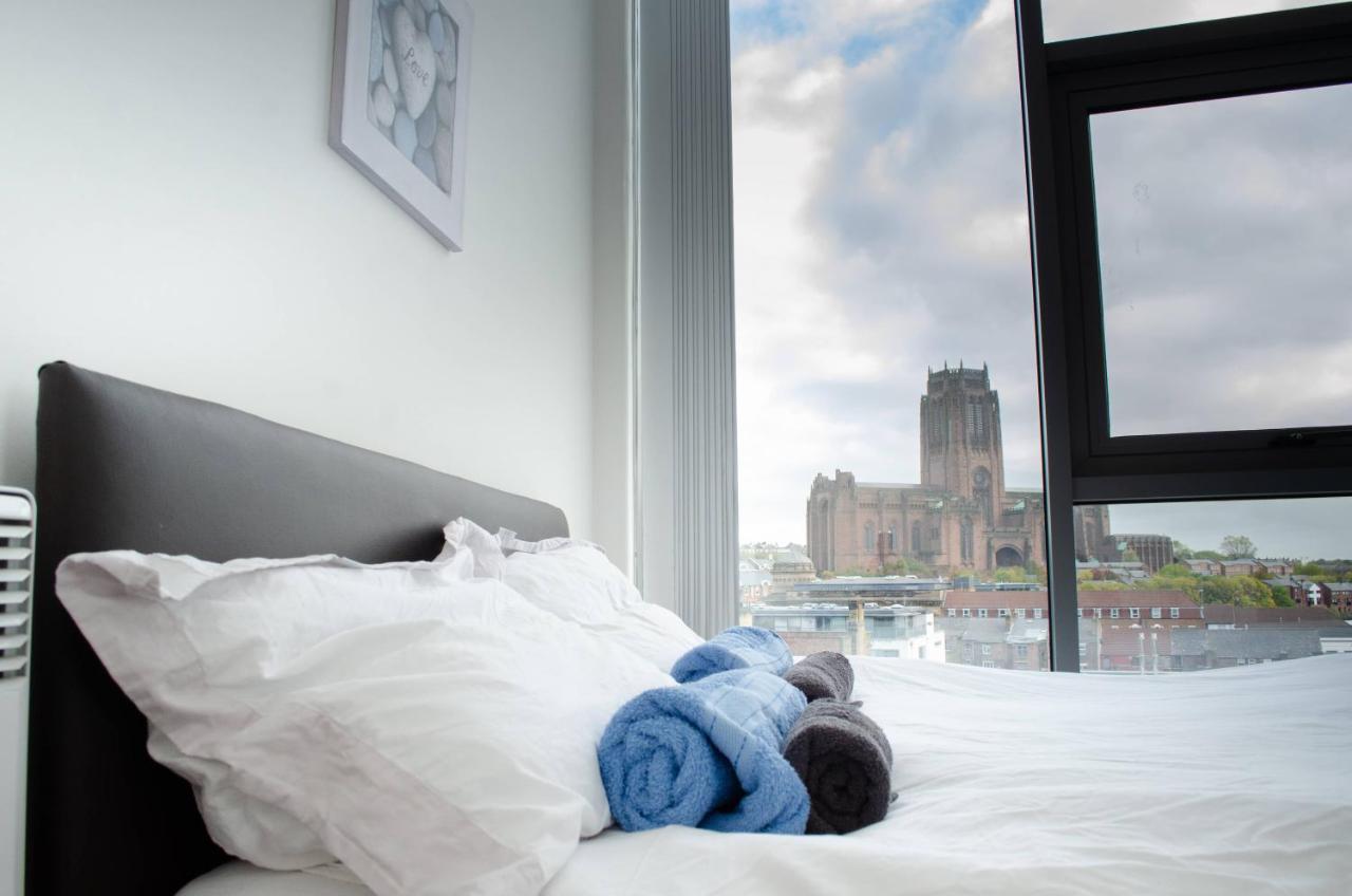 Penthouse In Liverpool City Centre - Free Parking - Balcony - By Happy Days Kültér fotó